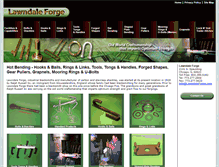 Tablet Screenshot of lawndaleforge.com